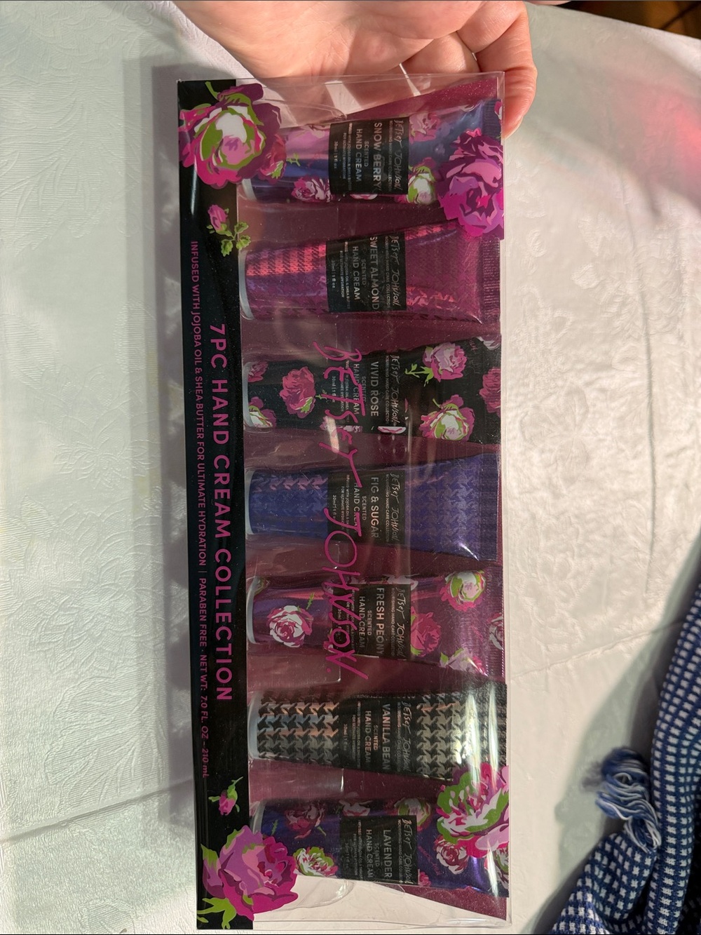 Betsy Johnson 7 piece hand cream collection
